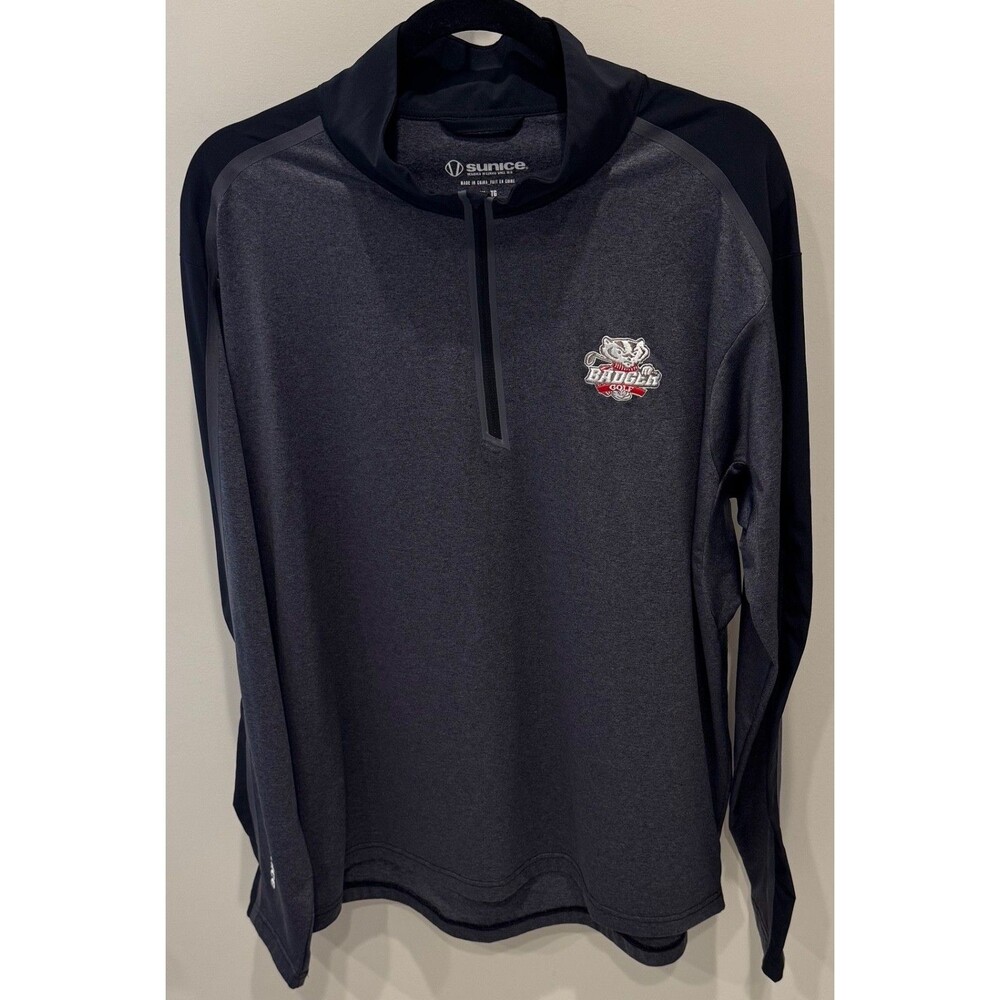 University of Wisconsin Badgers Golf - SUNICE 1/4 Zip Pullover - Men’s Size XL